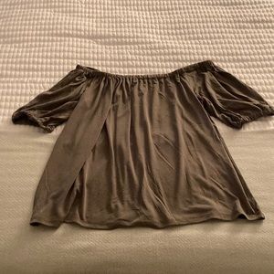 Off the shoulder Loft blouse